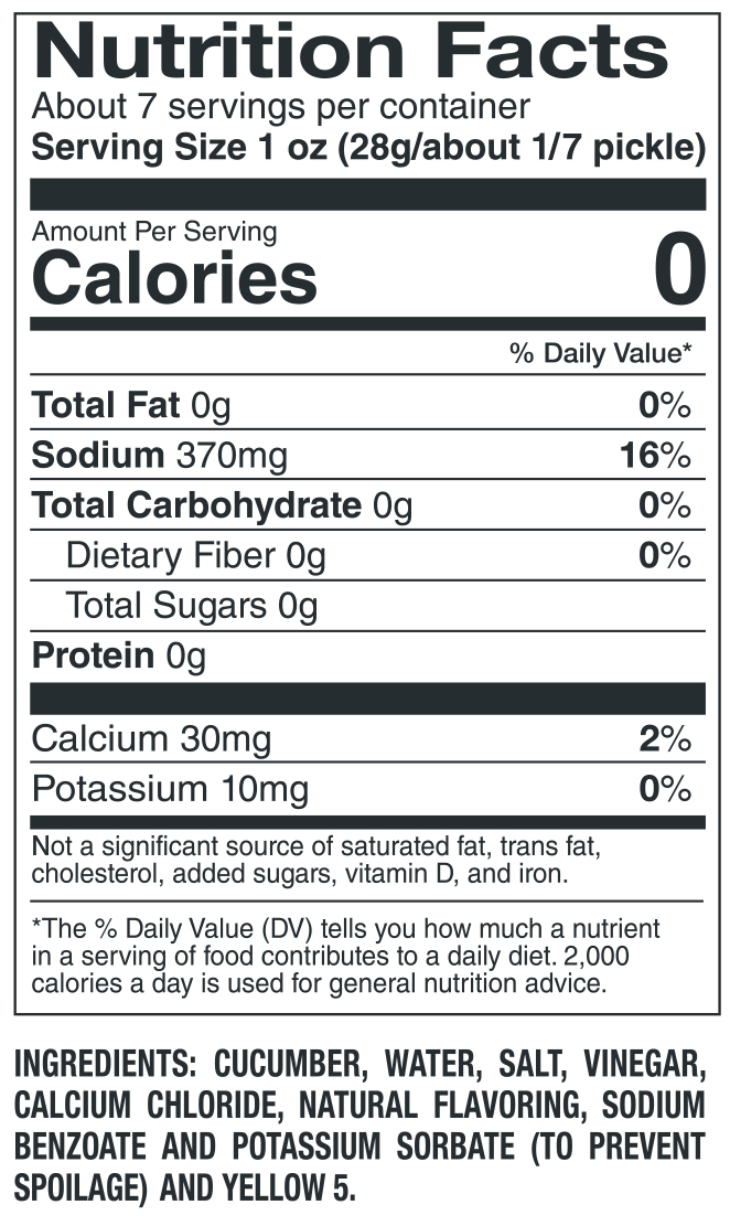 Big Papa Pickle Van Holten's Dill Flavored Pickle