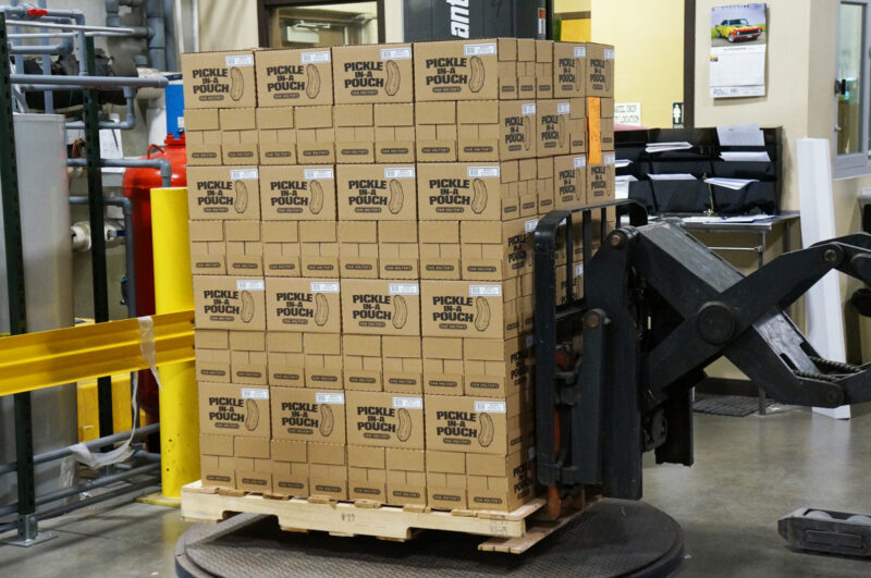 Pallet Of Pickle-in-a-Pouch