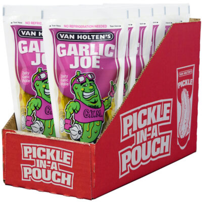Garlic Joe Pickle-in-a-Pouch Case Angled