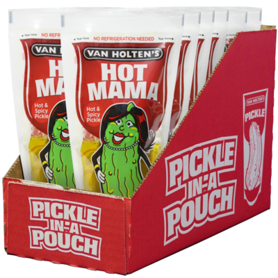 Hot Mama Pickle-in-a-Pouch Case Angled