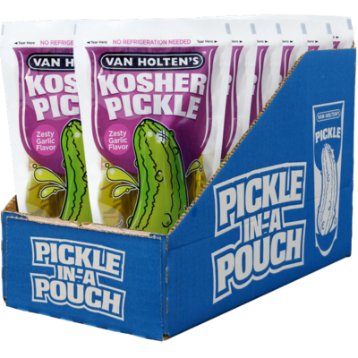 Kosher Pickle-in-a-Pouch Case Angled