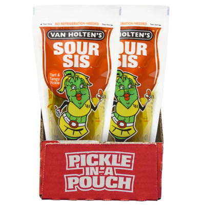Sour Sis Pickle-in-a-Pouch Case Front