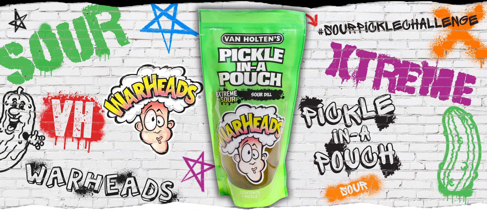 Warheads Sour Dill Pickle