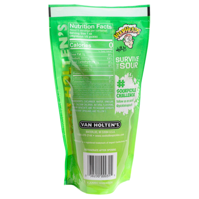 Warheads Pickle Pouch Back