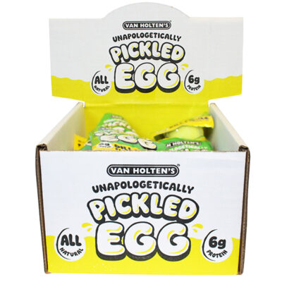 Van Holtens Pickled Egg Dill Pickle Case Front Van Holtens Pickled Egg Dill Pickle Case Front