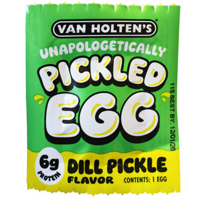 Van Holtens Pickled Egg Dill Individual Front Van Holtens Pickled Egg Dill Individual Front